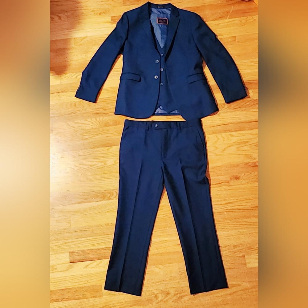 Blue 3 piece suit for youth/teen